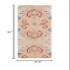 SAFAVIEH Bella Collection Runner Rug - 2'3" x 7', Beige & Blue, Handmade Boho Wool, Ideal for High Traffic Areas in Living Room, Bedroom (BEL118B) view 2