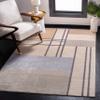 SAFAVIEH Area Rug 8x10 - Orwell Collection - Large - Ivory & Taupe, Mid-Century Modern Abstract Design, Non-Shedding & Easy Cleaning, Ideal for Living Room, Bedroom, Office, Dining Space (ORW302A) view 1