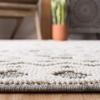SAFAVIEH Global Collection Area Rug - 6'7" Square, Grey & Ivory, Non-Shedding & Easy Cleaning, Ideal for Living Room, Bedroom, Office, Dining Space (GLB878F) view 3