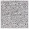 SAFAVIEH Global Collection Area Rug - 6'7" Square, Grey & Ivory, Non-Shedding & Easy Cleaning, Ideal for Living Room, Bedroom, Office, Dining Space (GLB879F) view 2