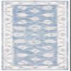 SAFAVIEH Micro-Loop Collection Runner Rug - 2'3" x 7', Blue & Ivory, Handmade Wool, Ideal for High Traffic Areas in Living Room, Bedroom (MLP536M) view 3