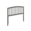 AFI Richmond Full Size Headboard with Attachable Charger in Grey view 1