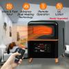 DR. INFRARED HEATER DR-978 New Upgraded Dual Heating Hybrid Portable Infrared Space Heater, 1500W with Remote view 2