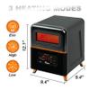 DR. INFRARED HEATER DR-978 New Upgraded Dual Heating Hybrid Portable Infrared Space Heater, 1500W with Remote view 3