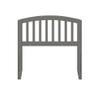 AFI, Richmond Slatted Twin Solid Wood Headboard, Grey view 4