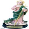 5" Inch Tall Santa Marta Saint Martha with Dragon Statue Figurine Figure Santo (Lot of 12 pcs) view 2