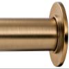Ivilon Tension Curtain Rod - Spring Tension Rod for Windows or Shower, 54 to 90 Inch. Warm Gold view 1