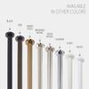 Ivilon Tension Curtain Rod - Spring Tension Rod for Windows or Shower, 54 to 90 Inch. Warm Gold view 4
