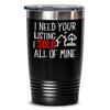 Realtor Funny Tumbler Gifts for Realtor Agent Mom and Dad Gag Gift for Real Estate Agents Tea Cup I Need Your Listing Mugs Realtors Gift for Men and W view 1