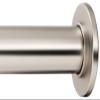 Ivilon Tension Curtain Rod - Spring Tension Rod for Windows or Shower, 36 to 54 Inch. Satin Nickel view 1