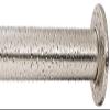 Ivilon Tension Curtain Rod - Spring Tension Rod for Windows or Shower, 36 to 54 Inch. Satin Nickel view 2
