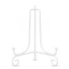 Artliving Metal Plate Stands for Display - 6-Inch Adjustable Easel Holders for Decorative Plates, Picture Frames and Books - White (2-Pack) view 1