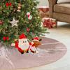 Rose Gold Glitter Sequin Tree Skirt (48Inch) - Ideal for 7ft-8ft Christmas Trees | Xmas Decor view 1