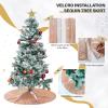 Rose Gold Glitter Sequin Tree Skirt (48Inch) - Ideal for 7ft-8ft Christmas Trees | Xmas Decor view 2