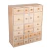 Vencer Wooden Countdown to Christmas Advent Calendar Storage Organizer with 24 Drawers,Jewelry Box,Desktop Organizer,DIY Unfinished Wood,Measures 14in x 12in x 4.3in,VYO-021 view 1