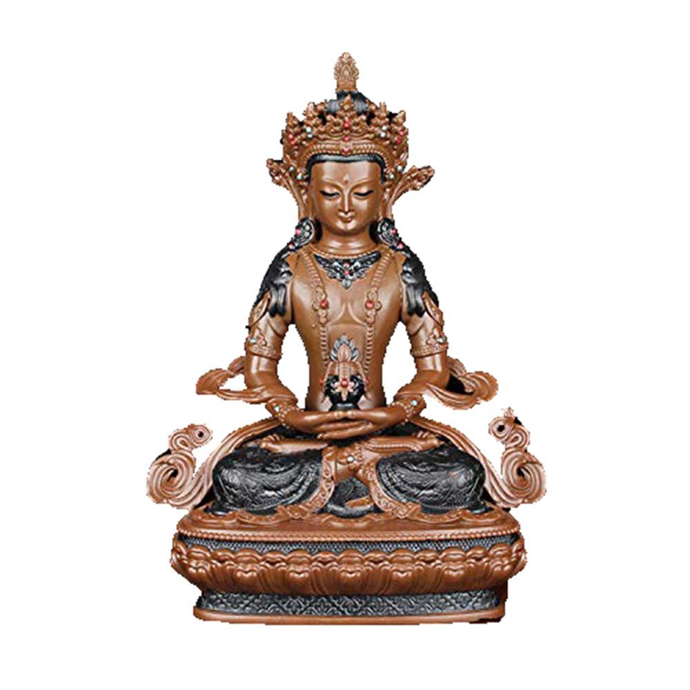 Fashion158 High grade Buddha figure HOME hall TOP efficacious Protection Buddhism Amitayus bronze buddha figure statue