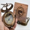 So You Can Always Find Your Way Back to Me - Personalized Sundial Compass with Wooden Box Luxury Gift - Anniversary Sundial Compass - Brass Compass Personalised Gifts for Men view 2