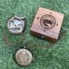 So You Can Always Find Your Way Back to Me - Personalized Sundial Compass with Wooden Box Luxury Gift - Anniversary Sundial Compass - Brass Compass Personalised Gifts for Men view 4