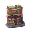 QPURP Christmas Village House with Light, Light up Market Scene Holiday Decor Building view 3
