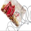 Red Co. Silver Metal Wreath - Wall Mount Christmas Card Holder - 17" Dia view 4