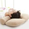 ALIBO Cervical Round Roll Bed Sleeping Pillow Neck Pain Relief Headrest Support with Organic Buckwheat Hypoallergenic Orthopedic Bolster for Side,Back and Stomach Sleeper,Linear Traction, 23"x14.6" view 1