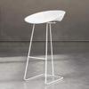 Barstools Bar Stools Kitchen Breakfast Stool Modern Counter Height Industrial Footrest Bistro Pub Dining Room Furniture Chairs White Metal Leg, Seat Height 65/70/75cm view 4