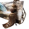 Set of 2 Curtain Buckle Holder Curtain Rope Tiebacks with Tassels Curtain Holdbacks for Home Bedroom, Office or School Decoration (Dark Coffee) view 1