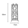 GUOYANHOME Umbrella Rackss Iron Umbrella Stand, Hotel Cafe Retro Multi-Functional Storage Basket, Brown, 17X17X59 CM view 2