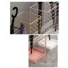 GUOYANHOME Umbrella Rackss Metal Umbrella Stand Rack, for Canes Walking Sticks, Square Free Standing Umbrella Holder, Entryway,4 Colors25x25x60cm (Color : White) view 4