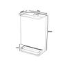GUOYANHOME Umbrella Rackss Umbrella Stand Rack for Entryway, Umbrella Holder for Home Plastic Umbrella Container 3 Colors12.8x18x29.5cm (Color : Pink) view 4