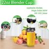 22OZ Magic Bullet Blender Cups, Tall 22oz Cup with Cross Blade,250W MB1001 Replacement Parts Compatible with Magic Bullet Blender Juicer Mixer view 2