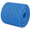 YUZENET Braided Polyester Arborist Rope (3/8 inch X 100 feet) High Strength Bull Rope for Tree Work Truck Securing Camping Swing, Blue/Red view 1