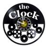 Wall Clock Compatible with Personalized Custom Clock Made of Vinyl Record - Decor Original Design - Birthday, Wedding, Anniversary, Women, Men, Friends, Girlfriend Boyfriend and Teens (8) view 1