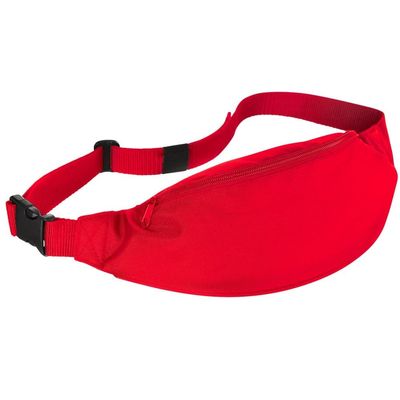 Red Zippered Fanny Pack - 8.5" x 10.5" - Spacious & Stylish Waist Bag for Trick or Treat Essentials & Party Accessories