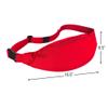 Red Zippered Fanny Pack - 8.5" x 10.5" - Spacious & Stylish Waist Bag for Trick or Treat Essentials & Party Accessories view 2