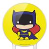 Acrylic Batman Batgirl Cute Chibi Character Cake Topper Party Decoration for Wedding Anniversary Birthday Graduation view 3