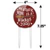 Acrylic Harry Potter My Other Ride Is a Nimbus 2000 Cake Topper Party Decoration for Wedding Anniversary Birthday Graduation view 2