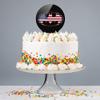 Acrylic Batman USA American Flag Shield Logo Cake Topper Party Decoration for Wedding Anniversary Birthday Graduation view 4