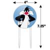 Acrylic Looney Tunes Sylvester Cake Topper Party Decoration for Wedding Anniversary Birthday Graduation view 2
