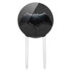 Acrylic Justice League Movie Batman Logo Cake Topper Party Decoration for Wedding Anniversary Birthday Graduation