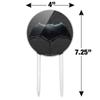 Acrylic Justice League Movie Batman Logo Cake Topper Party Decoration for Wedding Anniversary Birthday Graduation view 2