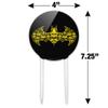 Acrylic Batman Batman Icons Logo Cake Topper Party Decoration for Wedding Anniversary Birthday Graduation view 2