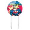 Acrylic Superman The American Way Cake Topper Party Decoration for Wedding Anniversary Birthday Graduation