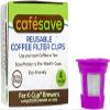2-Item Bundle: 4-Pack Cafe Save 1-Stream Reusable K Cup Coffee Filters + EZ-Scoop 2 Tbsp Scoop with Integrated Funnel, Refillable Pod Capsule For Use with Keurig & Select Single Cup Coffee Maker view 3