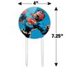 Acrylic Superman Character Cake Topper Party Decoration for Wedding Anniversary Birthday Graduation view 2