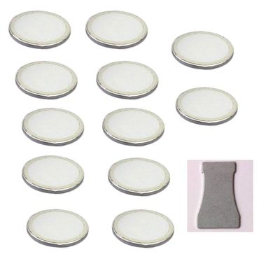 KUTAWILAR 12 PCS 20MM Ceramics Discs Ultrasonic Mist Maker Fogger Replacement Disk for Humidifier