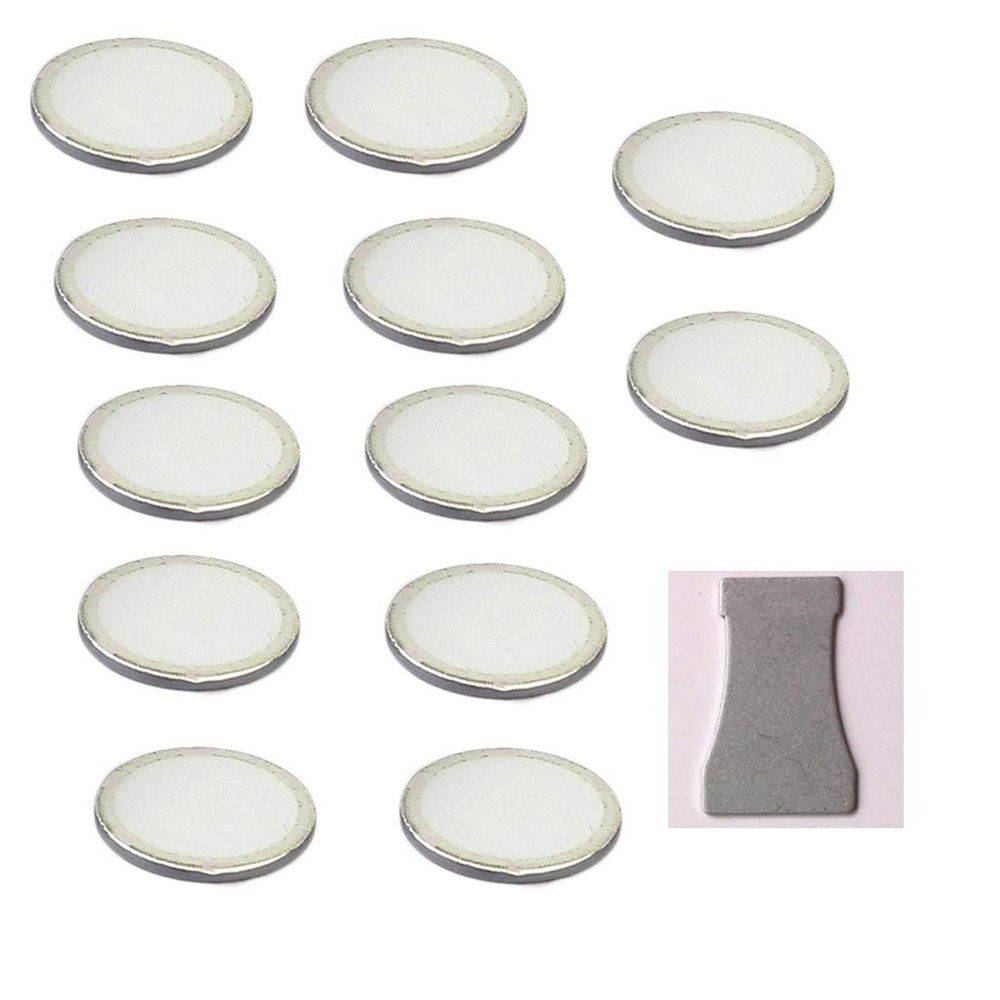 KUTAWILAR 12 PCS 20MM Ceramics Discs Ultrasonic Mist Maker Fogger Replacement Disk for Humidifier