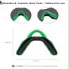 BLAZERBUCK Replacement Nose Piece Pads for Oakley EVZero Path/EVZero Pitch/EVZero Range/EVZero Blades/Cybr Dyno Sunglasses - Dark Green view 2