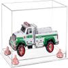 Better Display Cases Versatile Clear Acrylic Display Case - Medium Rectangle Box with Pink Risers and Clear Base 14" x 8" x 8.5" (A011-PNR) view 1