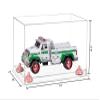 Better Display Cases Versatile Clear Acrylic Display Case - Medium Rectangle Box with Pink Risers and Clear Base 14" x 8" x 8.5" (A011-PNR) view 2